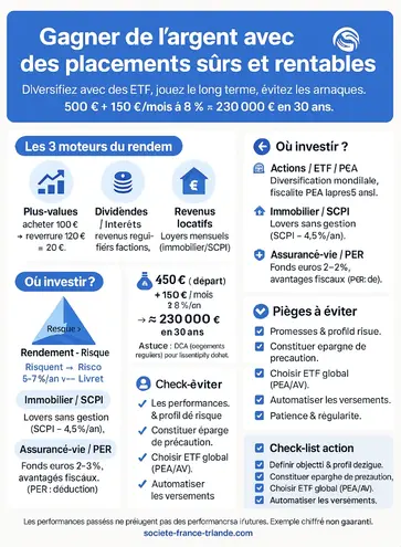 Comment gagner de l'argent en investissant ?